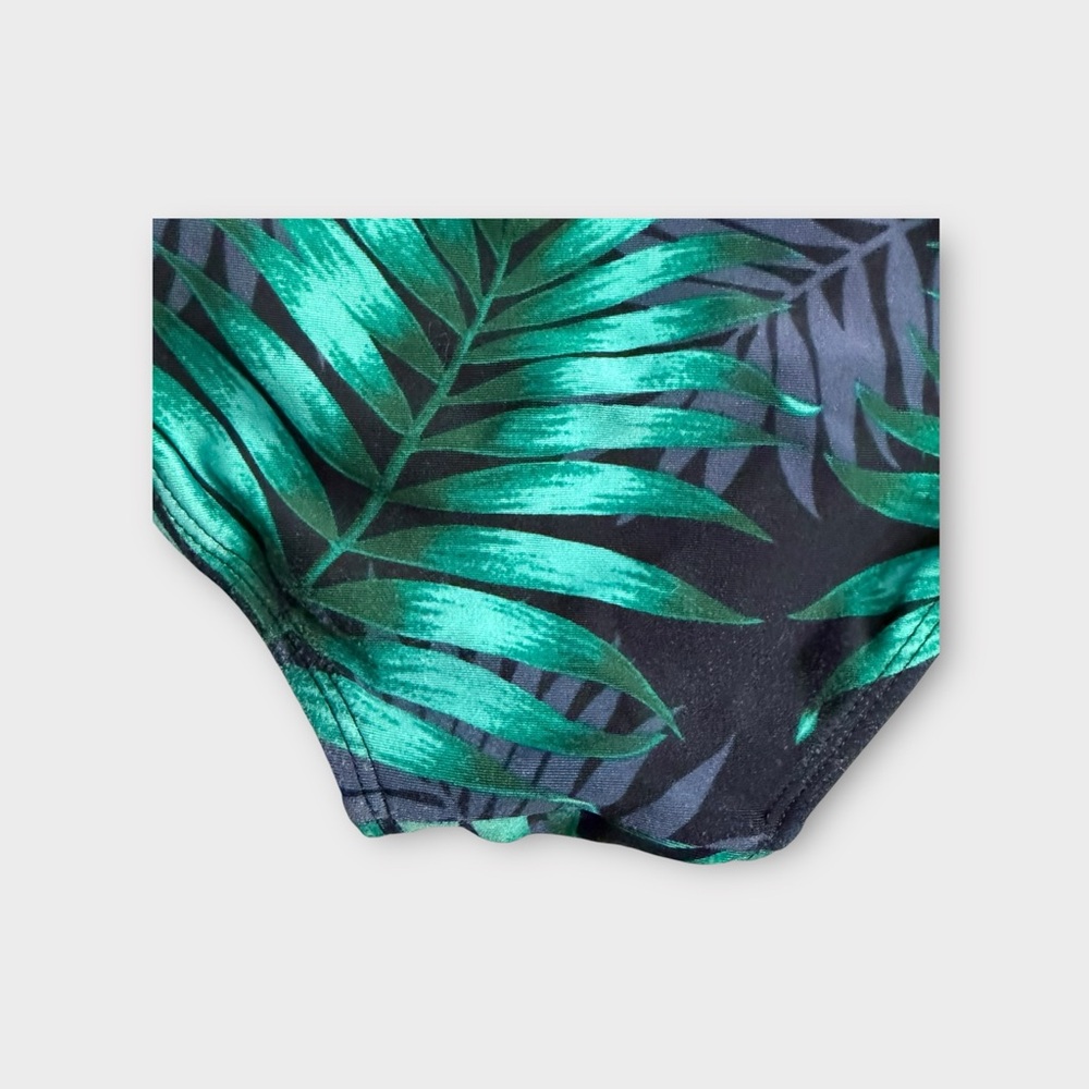Genuine Kids Palm Tree Leaf Green 2 Piece Swimsuit - Picture 4 of 4